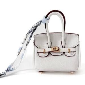 Britten Purse Bag Charm White